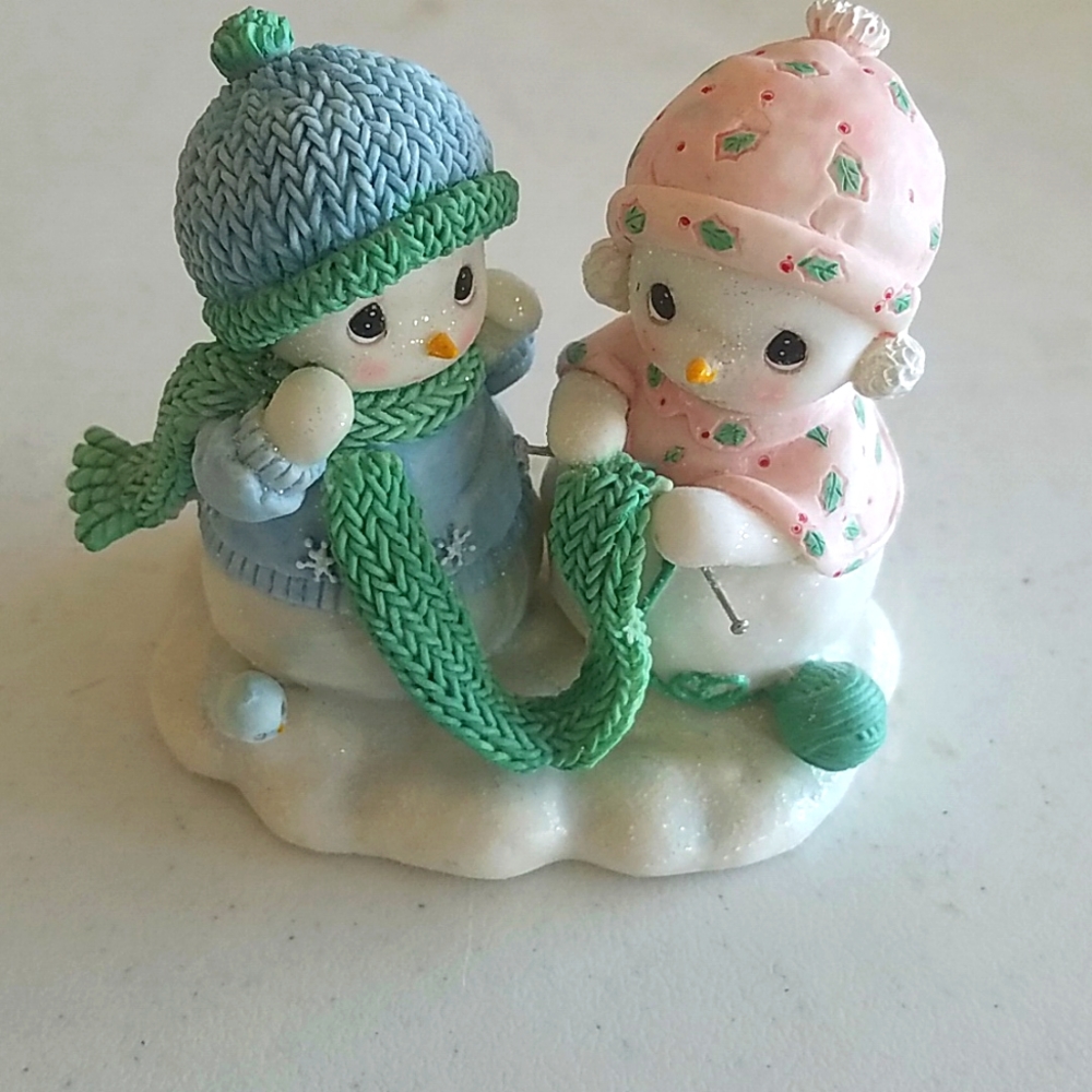 2005 enesco precious moments snowman figurine